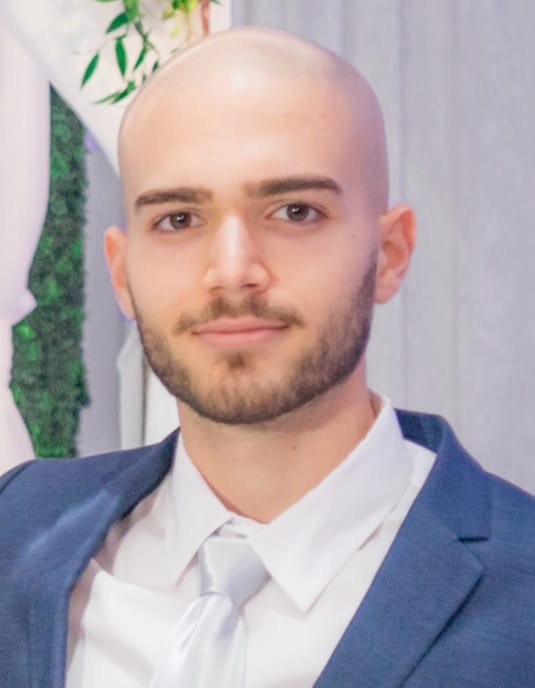 Picture of me (a bald man) in a suit